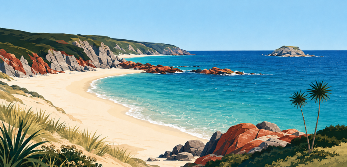 Mediterranean beaches of the English coast