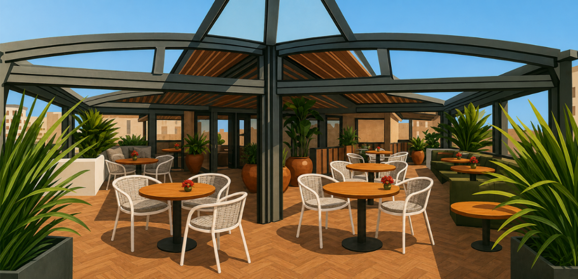 Radio-rooftop bar London